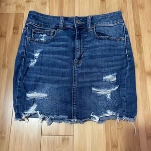 American Eagle Denim Mini Skirt
